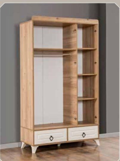 Dardason Defne 3 Kapılı Mebran Kapaklı Dolap