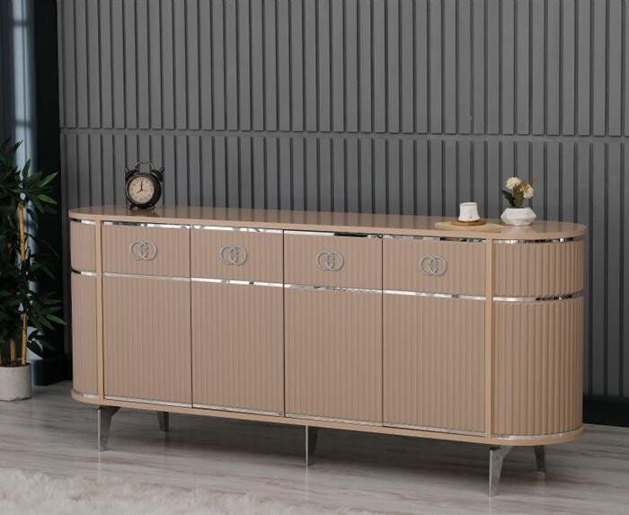 Sinem Cappicino Oval Konsol