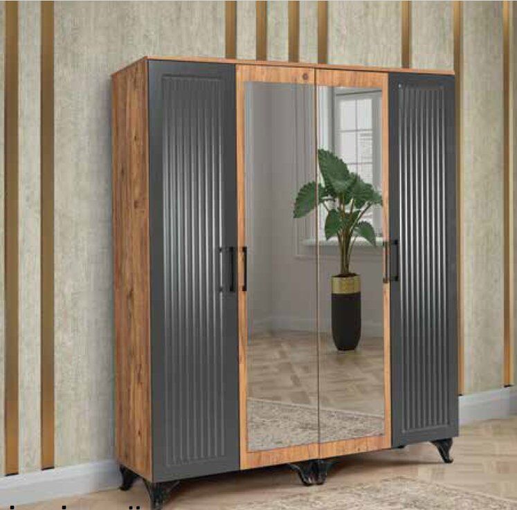 KDL İnci 4 Kapılı Dolap