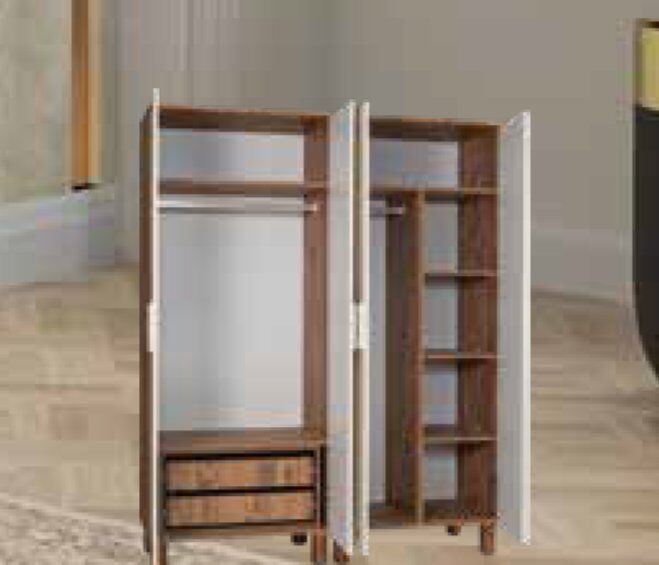 KDL İnci 4 Kapılı Dolap