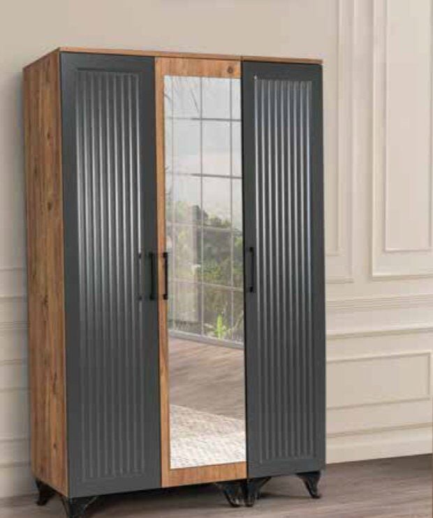 KDL İnci 3 Kapılı Dolap