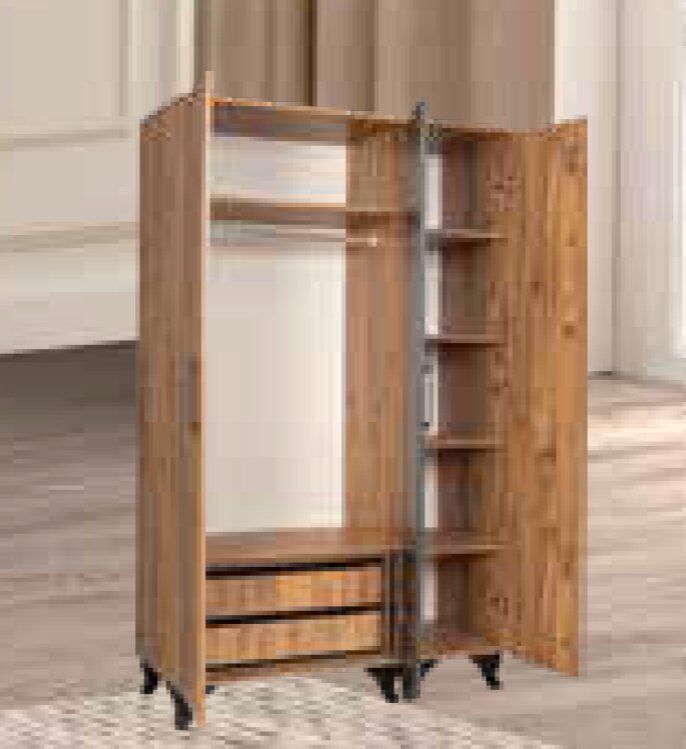 KDL İnci 3 Kapılı Dolap