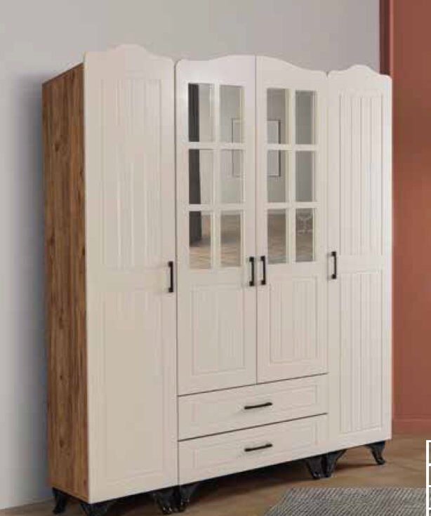 KDL Asil 4 Kapılı 2 Çekmeceli Dolap