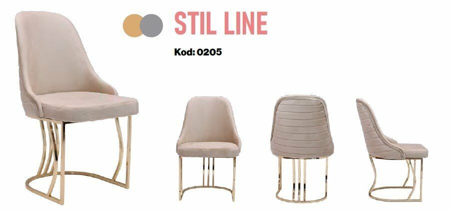 Stil Line Pudra Sandalye