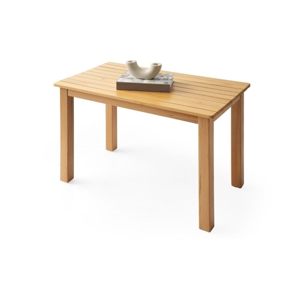 Naturel 2 Adet Eliza Sandalye - Eliza İkili Bench - Eliza Sehpa Eliza Çay seti