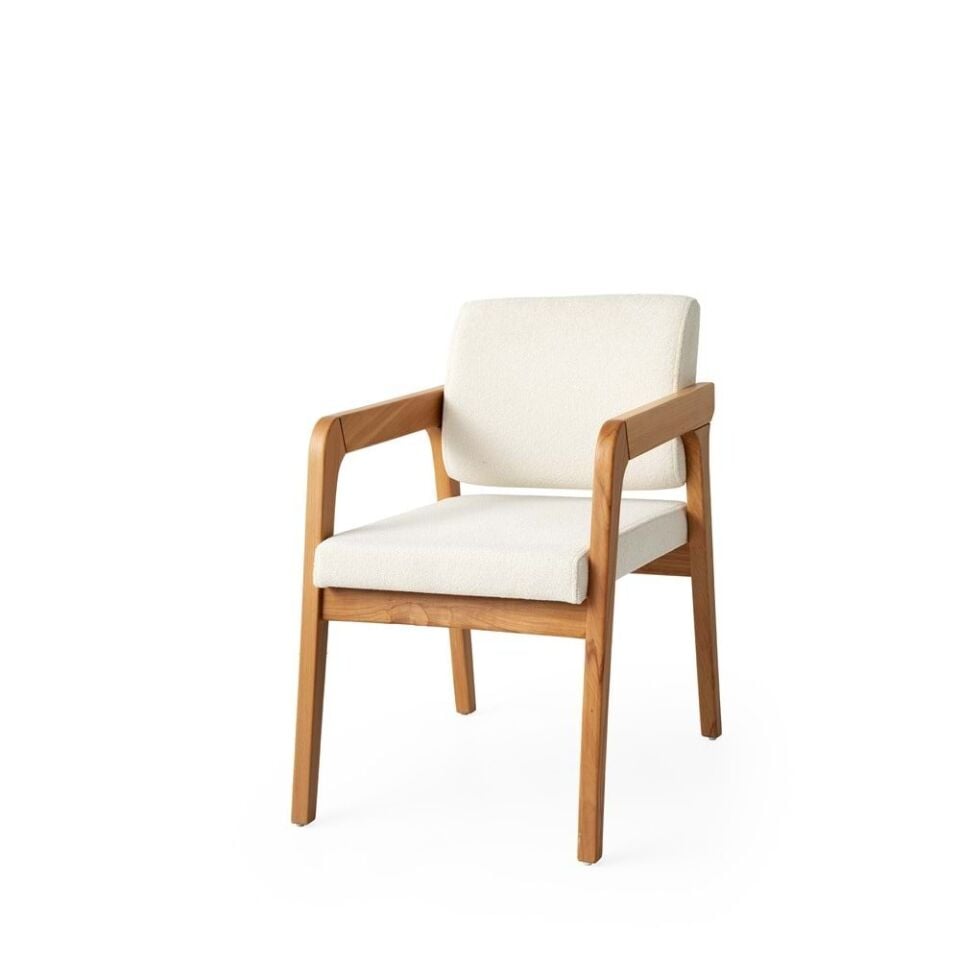 Naturel 2 Adet Eliza Sandalye - Eliza İkili Bench - Eliza Sehpa Eliza Çay seti