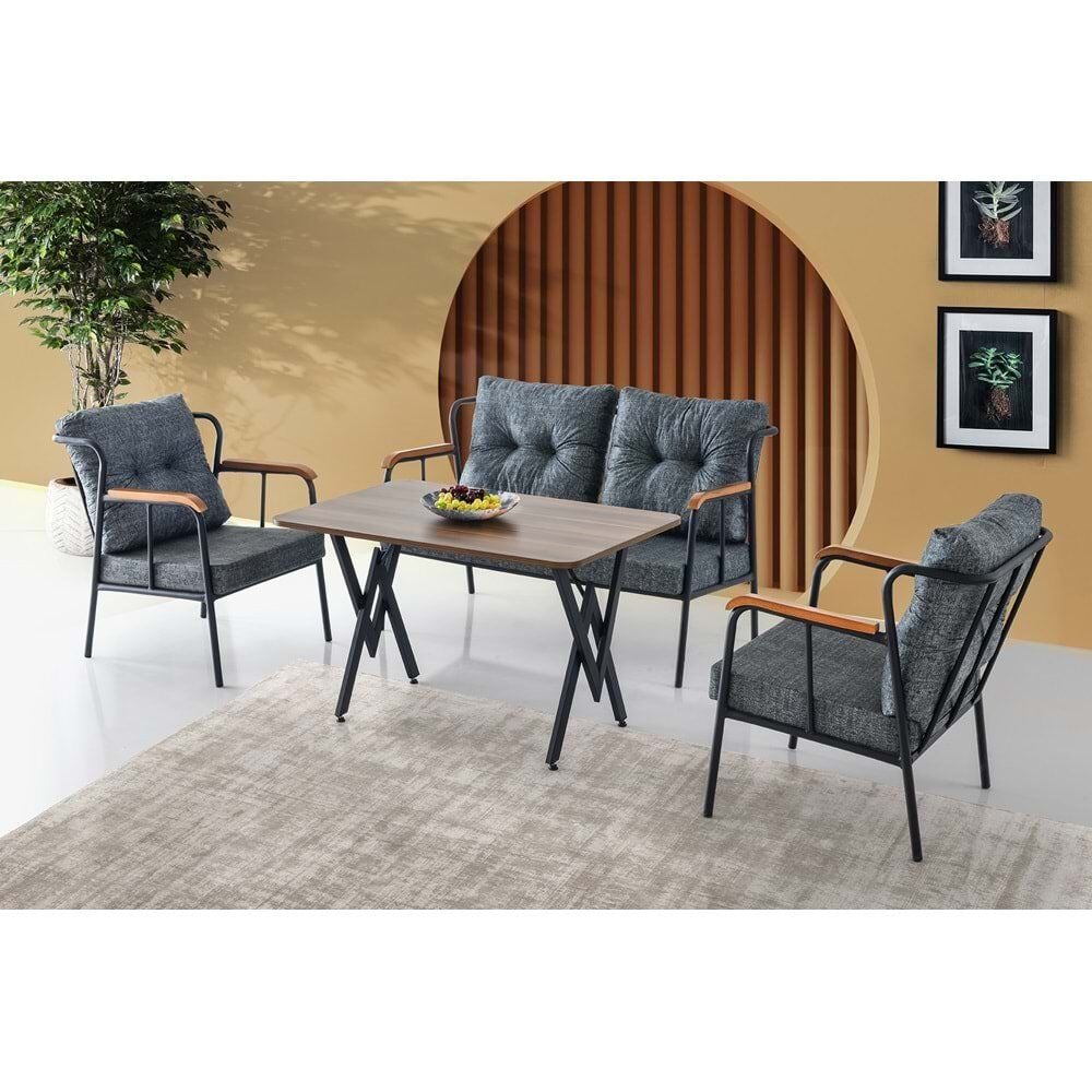 Gökçe Sandalye - Gökçe ikili Bench -Gökçe Sehpa - Gökçe Çay seti