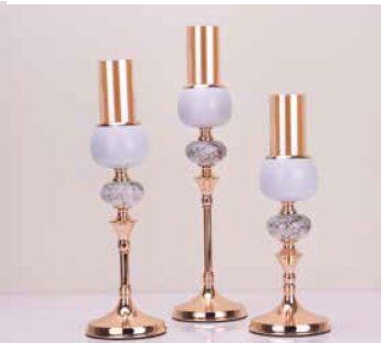 MİM 3 ' lü Seramik Şamdan