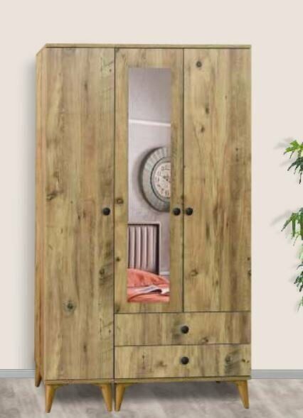 3 Kapılı Aynalı Dolap