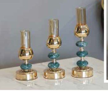 MİM Gold 3 ' lü Şamdan