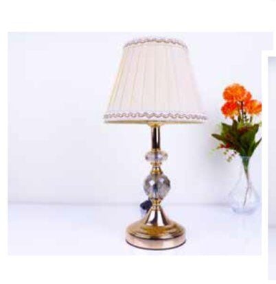 Mim Beyaz Kristal Abajur