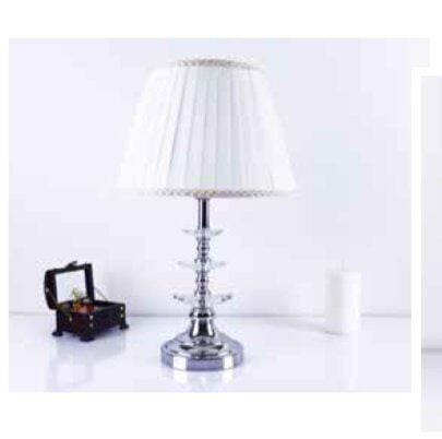 Mim Gümüş Kristal Abajur