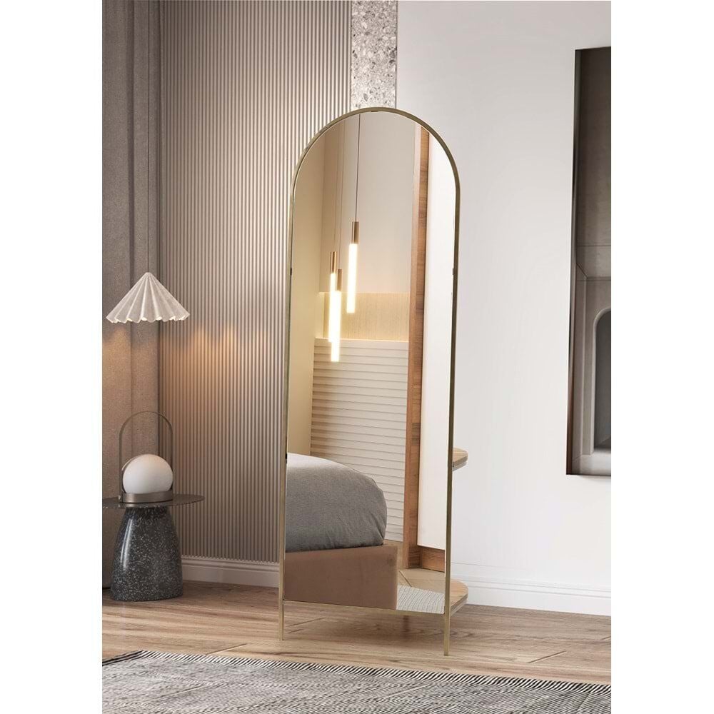 Mobilgen Gold Boyalı Askılıklı Boy Aynası