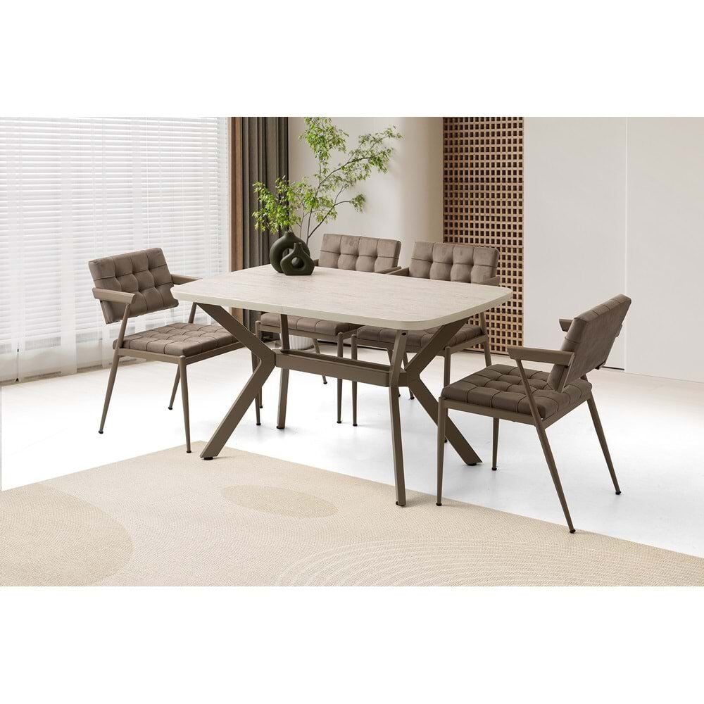 Mobilgen (Sadece Masa) Sidon 130+30x80 Anka Açılabilir Masa