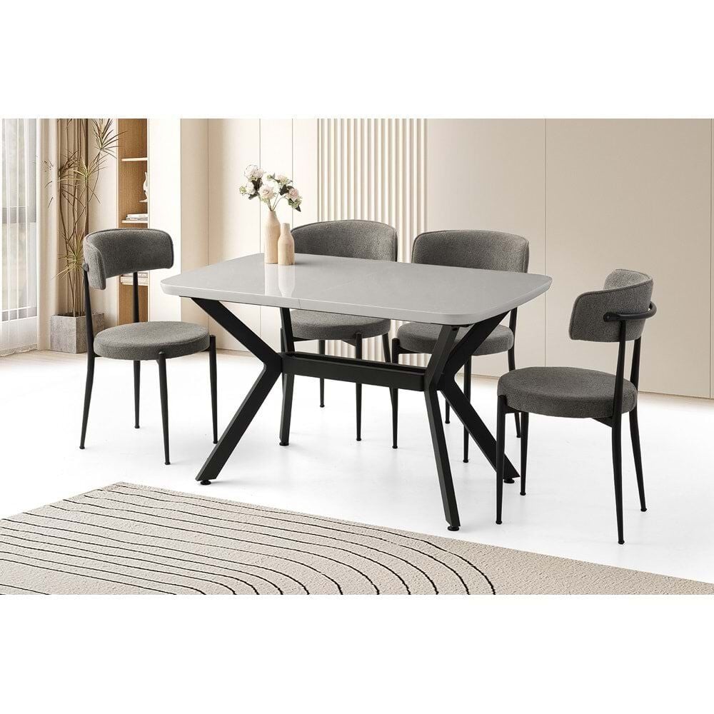 Mobilgen (Sadece Masa) Açık Gri 130+30 Anka HG Açılabilir Masa