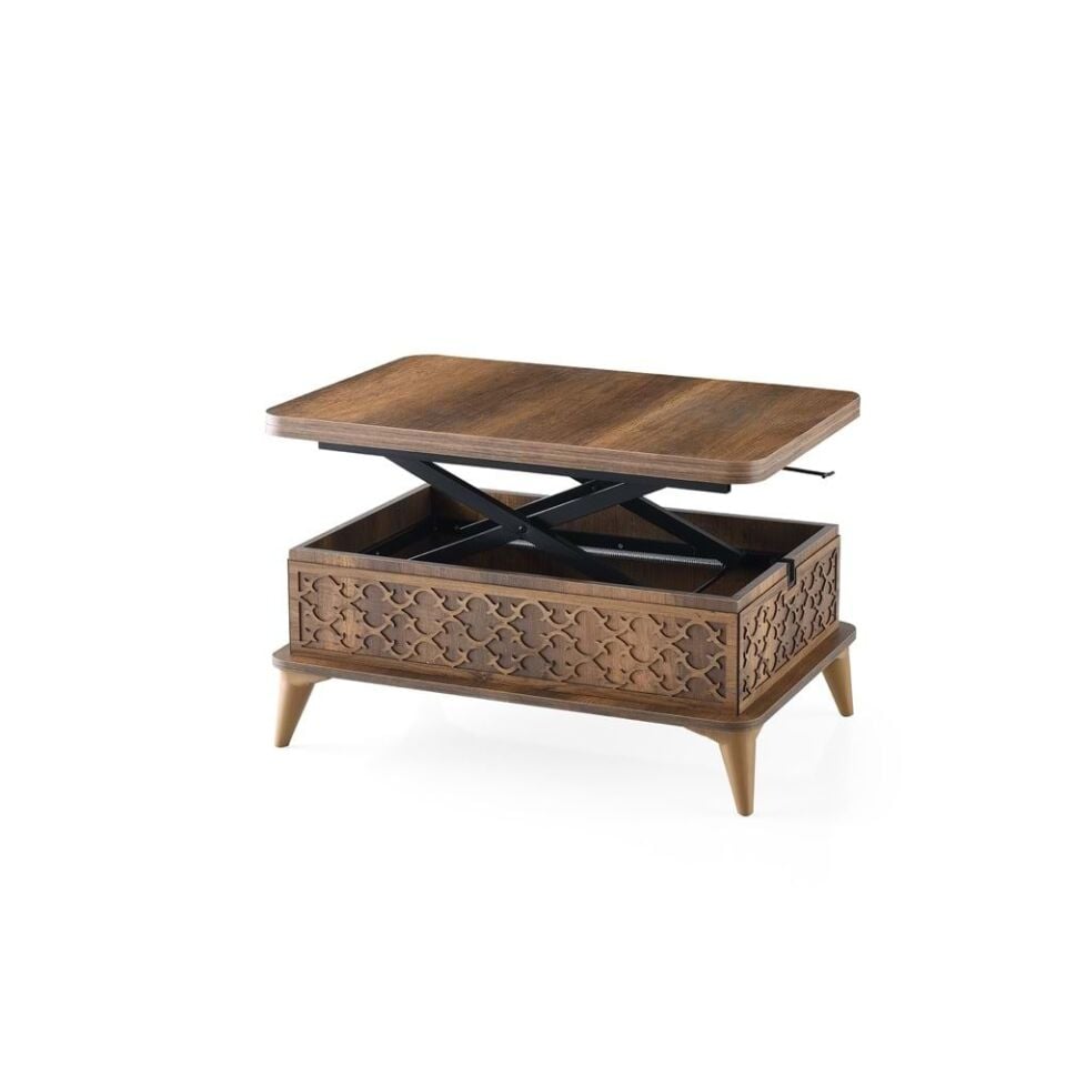 Mobilgen Barok Ceviz Tuna Sehpa