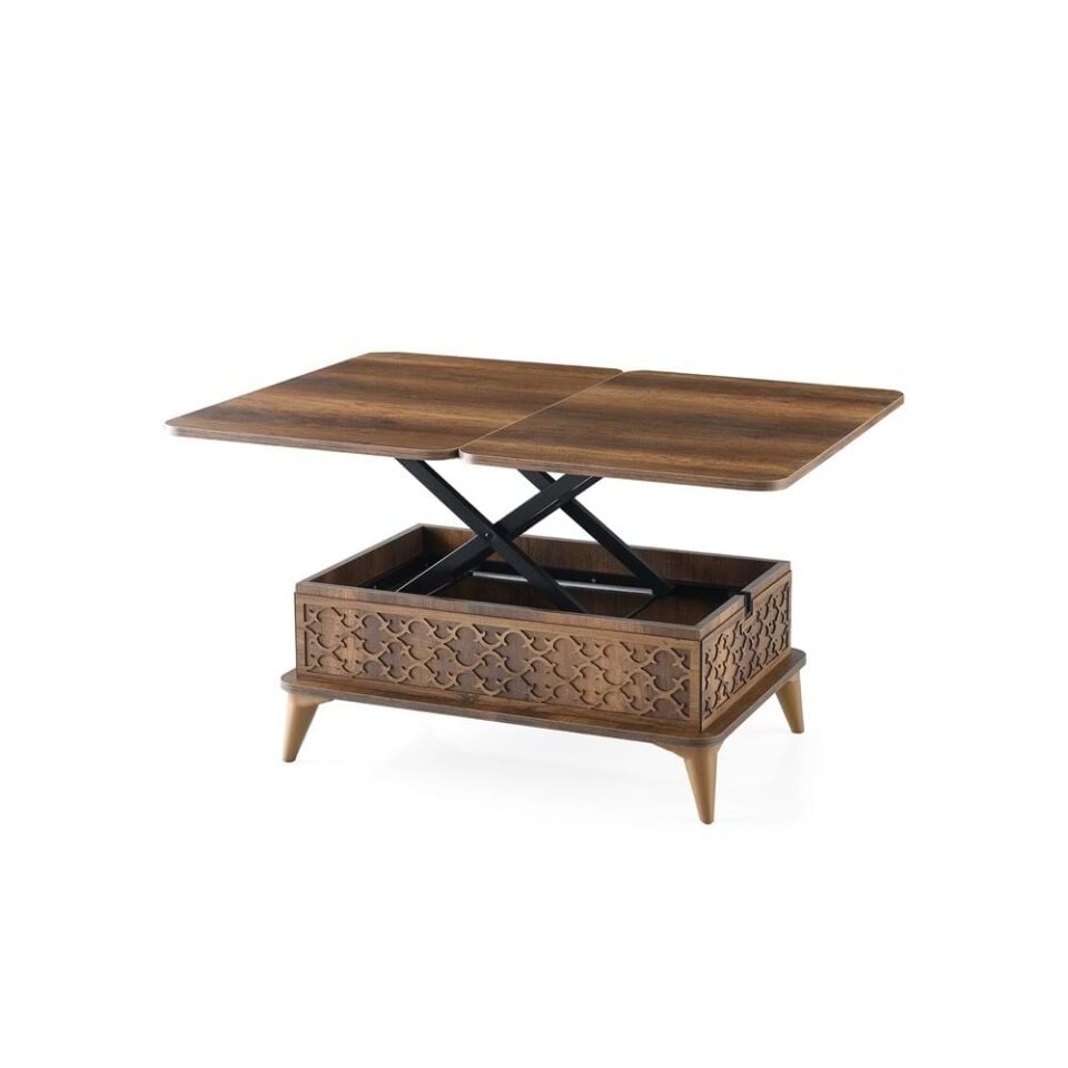 Mobilgen Barok Ceviz Tuna Sehpa