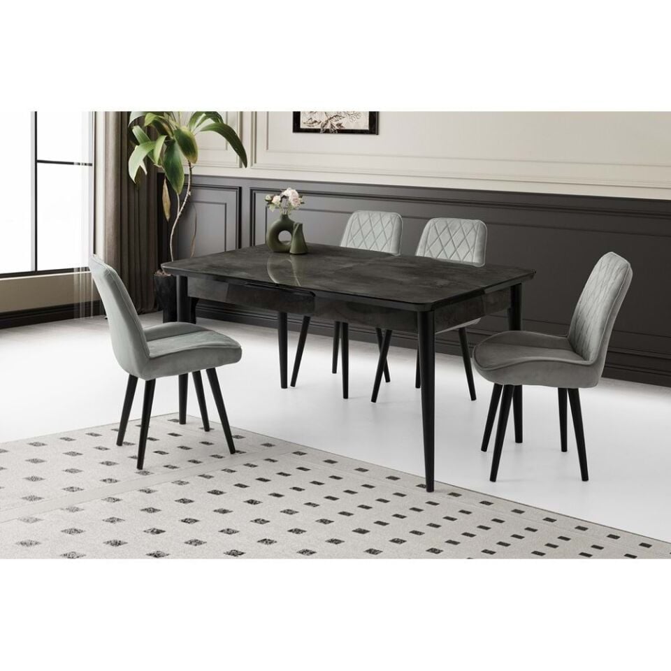 Mobilgen (Sadece Masa) Irony 160+37x90 Kelebek Tekno Kenar HG Açılabilir Masa