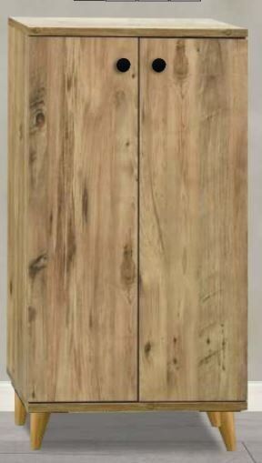 2 Kapılı Çam Orta Boy Çok Amaçlı Ayakkabılık Dolap