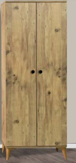 2 Kapılı Büyük Çok Amaçlı Çam Dolap