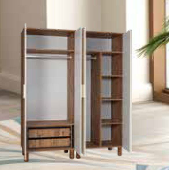 KDL 4 Kapılı Aynalı Verda Dolap