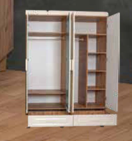 KDL Bohem 4 Kapılı 2 Çekmeceli Dolap