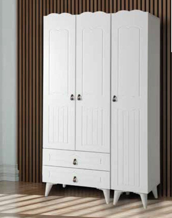 KDL 3 Kapılı 2 Çekmeceli Şahin Dolap