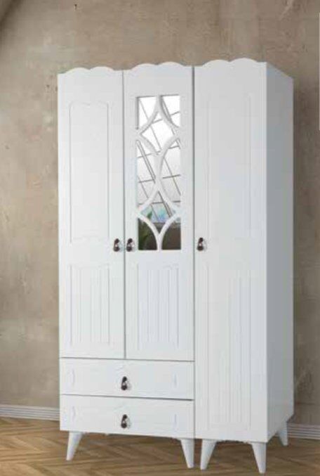 KDL 3 Kapılı 2 Çekmeceli Aynalı Şahin Dolap