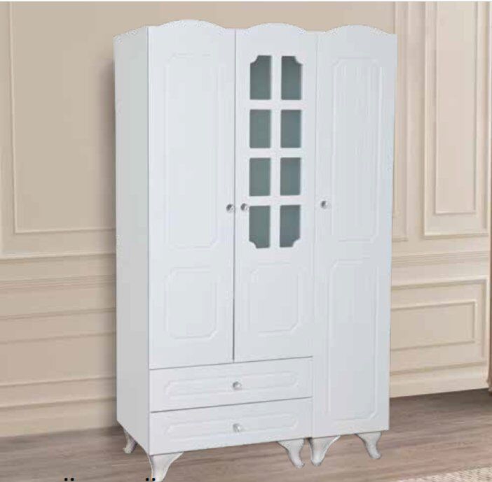 KDL 3 Kapılı 2 Çekmeceli Aynalı Eylül Dolap