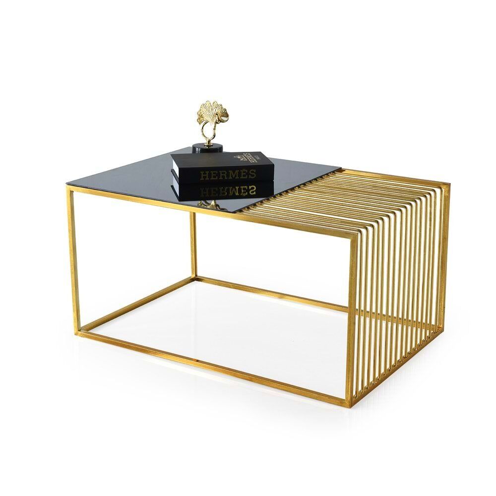 Bronz Cam Bilge Orta Sehpa