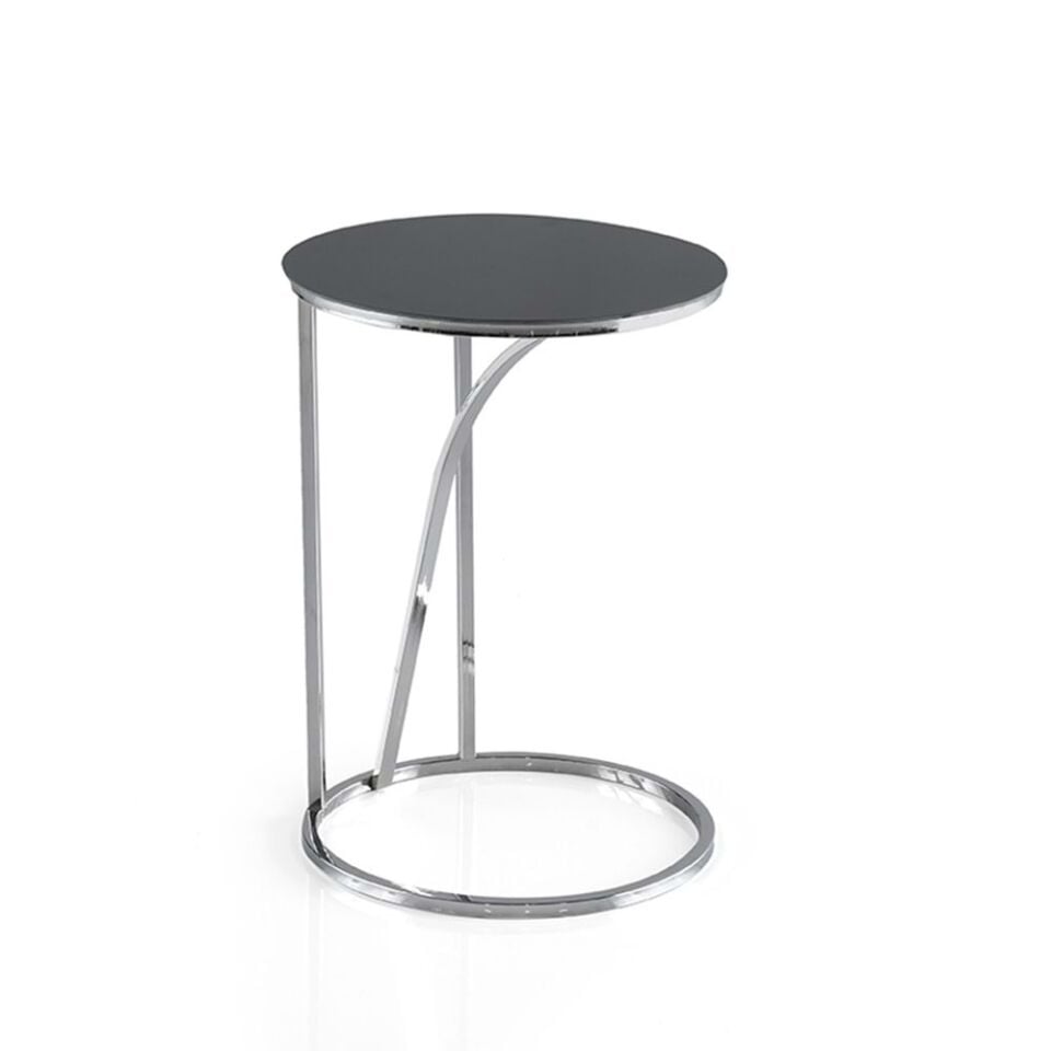 Füme Cam Cansu Yan Sehpa