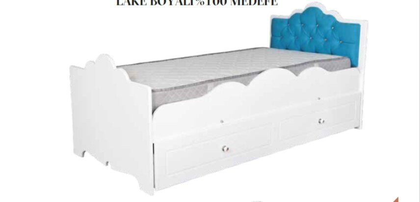 KDL Mavi Eylül Yavrulu Karyola