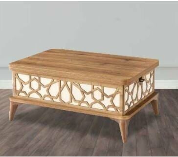 Çam/Ekru Kademeli Sehpa