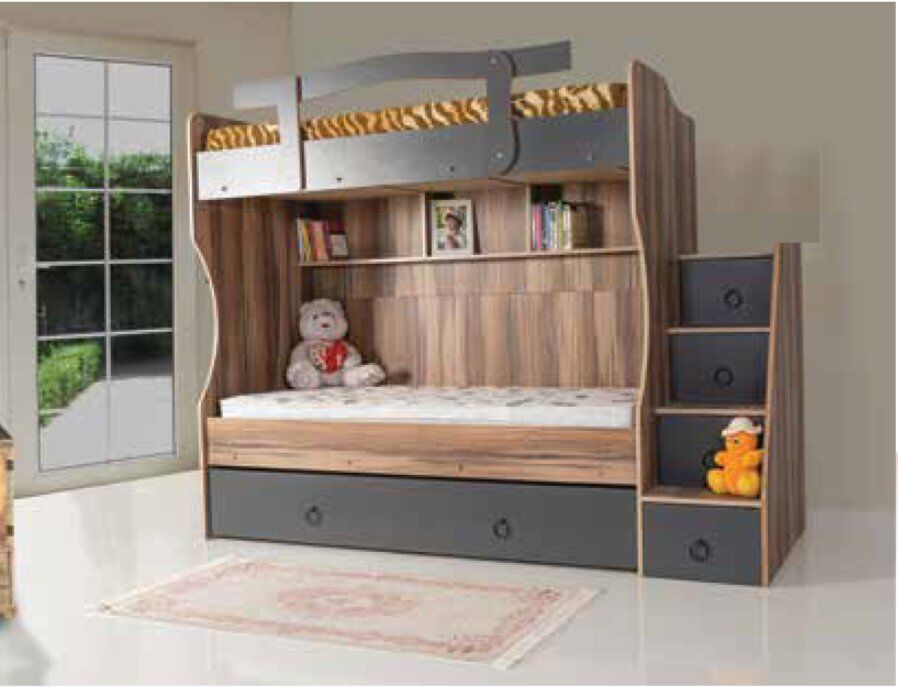 KDL Çam - Antrasit Kumsal Yavrulu Ranza