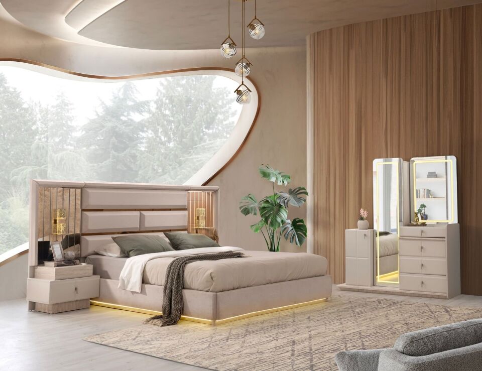 Şehzade KumBeji Petra Yatak Odası Takımı