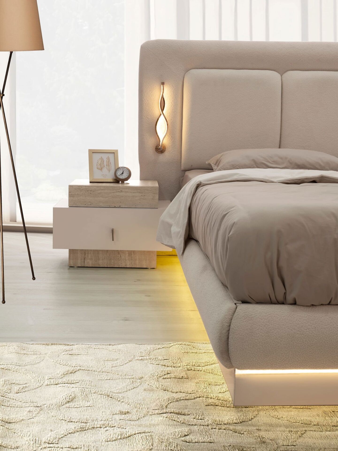 Şehzade Aytaşı 2 Çekmeceli 1 Adet Amazon Komidin