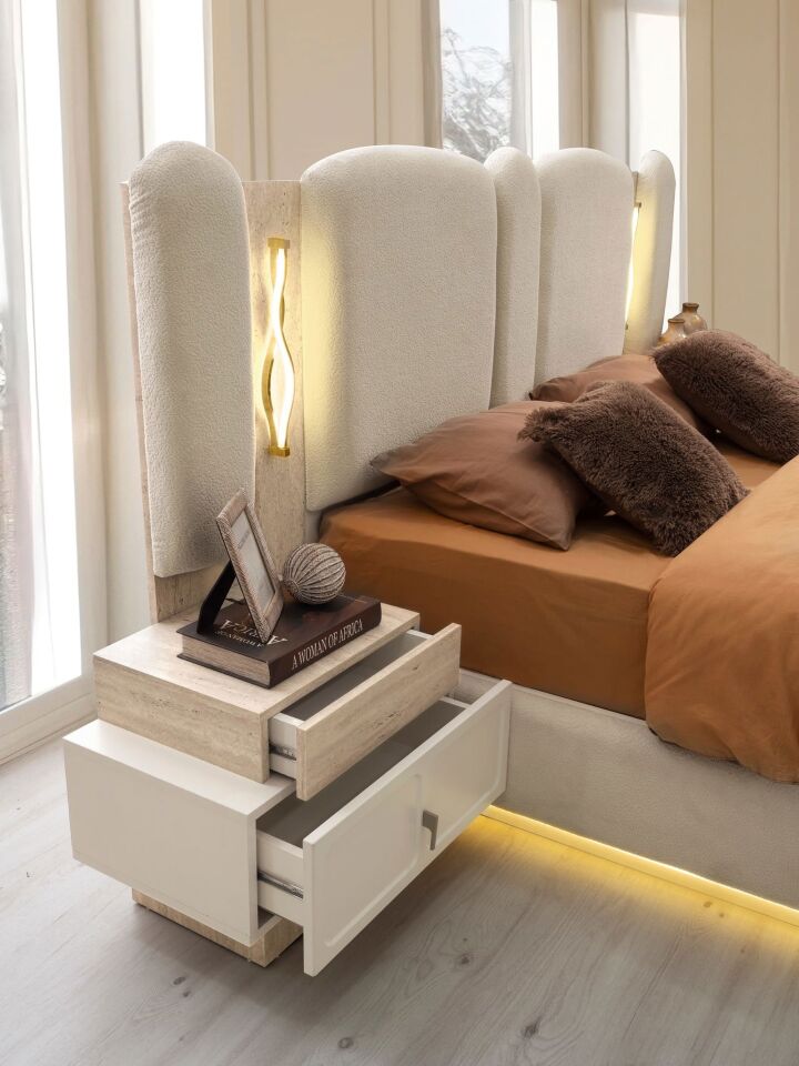 Şehzade Aytaşı 2 Çekmeceli 1 Adet Montana Komidin