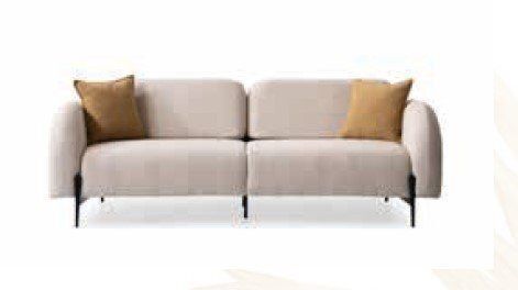 Koza Demir Ayaklı Pudra Kanepe