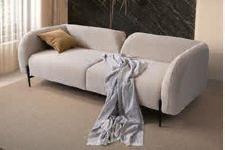 Koza Demir Ayaklı Pudra Kanepe