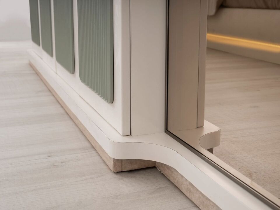 Şehzade Aynalı 6 Kapılı Turkuaz Dolap