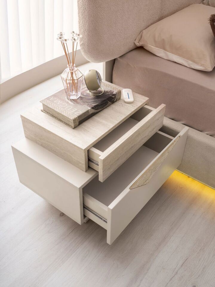 Şehzade KumBeji 2 Çekmeceli 1 Adet Fas Komidin