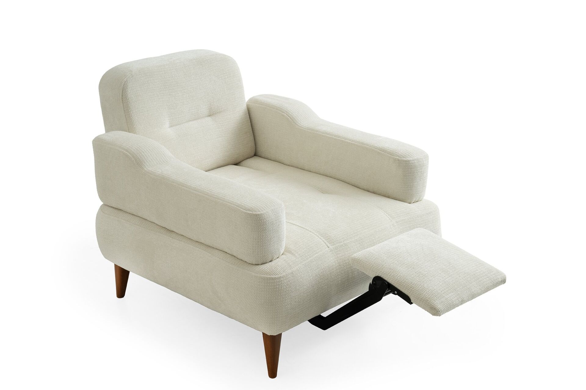 Neo Ayak Uzatmalı Beyaz Berjer