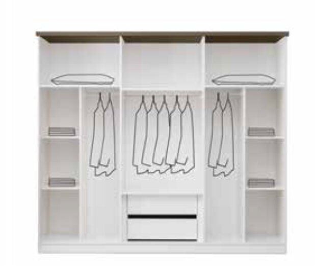 ABY 6 Kapılı Panjur Dolap