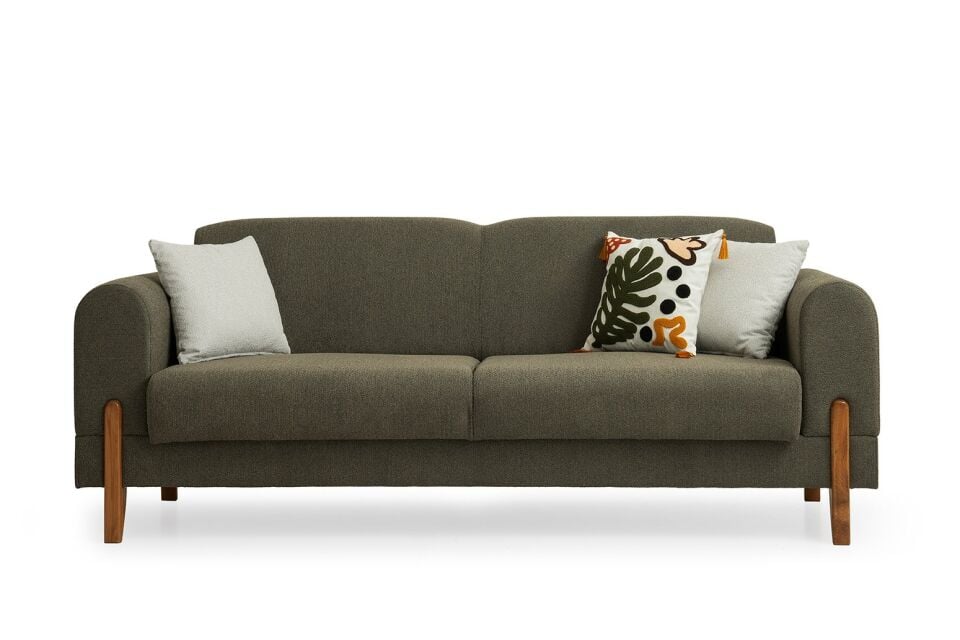 Zara Ahşap Ayaklı 3+3+1 Koltuk Takımı