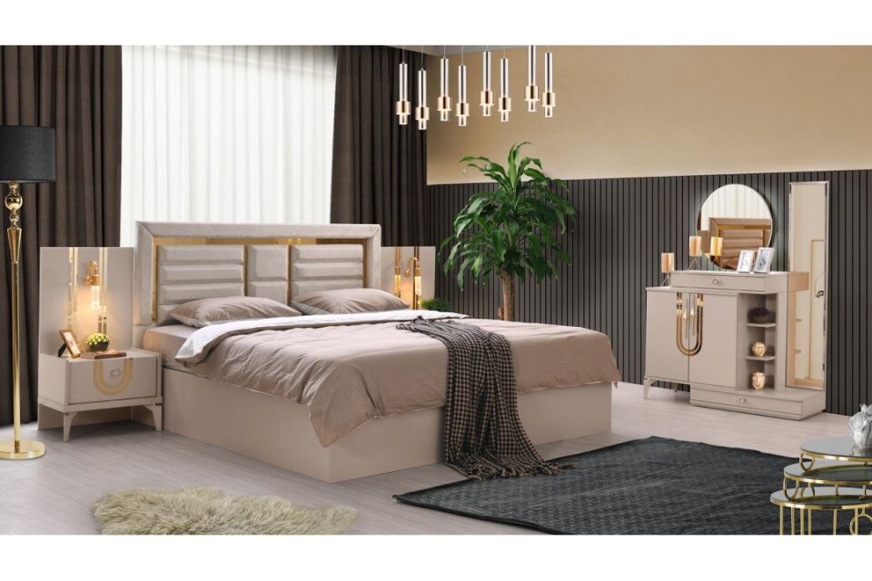 Şehzade KumBeji Safir Yatak Odası Takımı