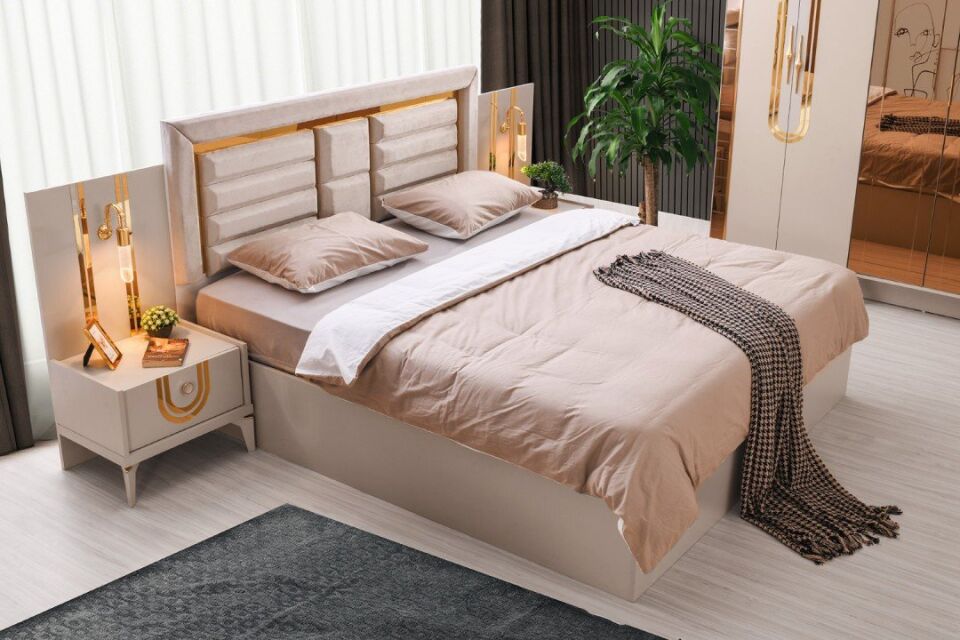 Şehzade KumBeji Safir Yatak Odası Takımı