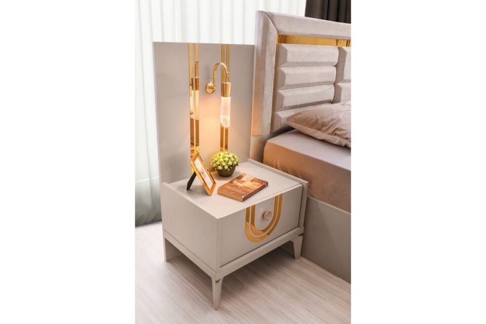 Şehzade KumBeji 1 Çekmeceli 1 Adet Safir Komidin