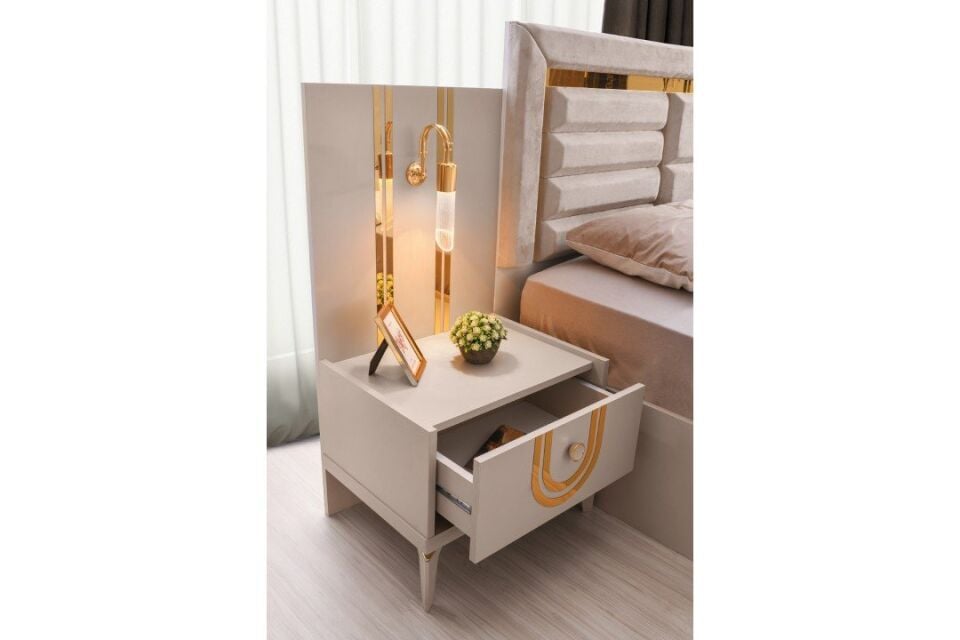 Şehzade KumBeji 1 Çekmeceli 1 Adet Safir Komidin