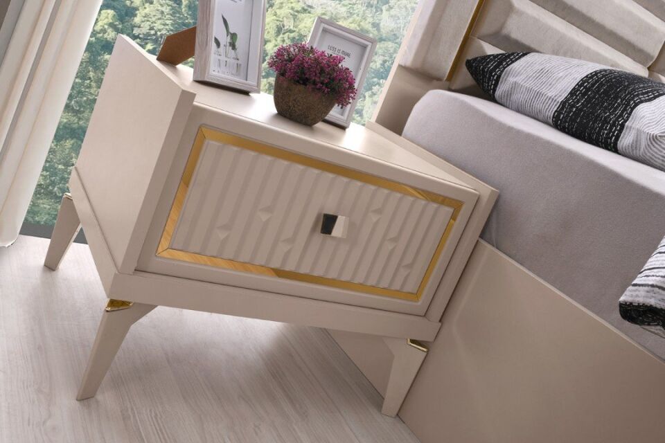 Şehzade KumBeji 1 Çekmeceli 1 Adet Marmaris Komidin