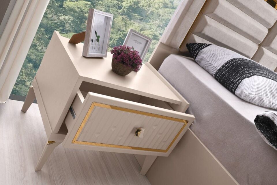 Şehzade KumBeji 1 Çekmeceli 1 Adet Marmaris Komidin